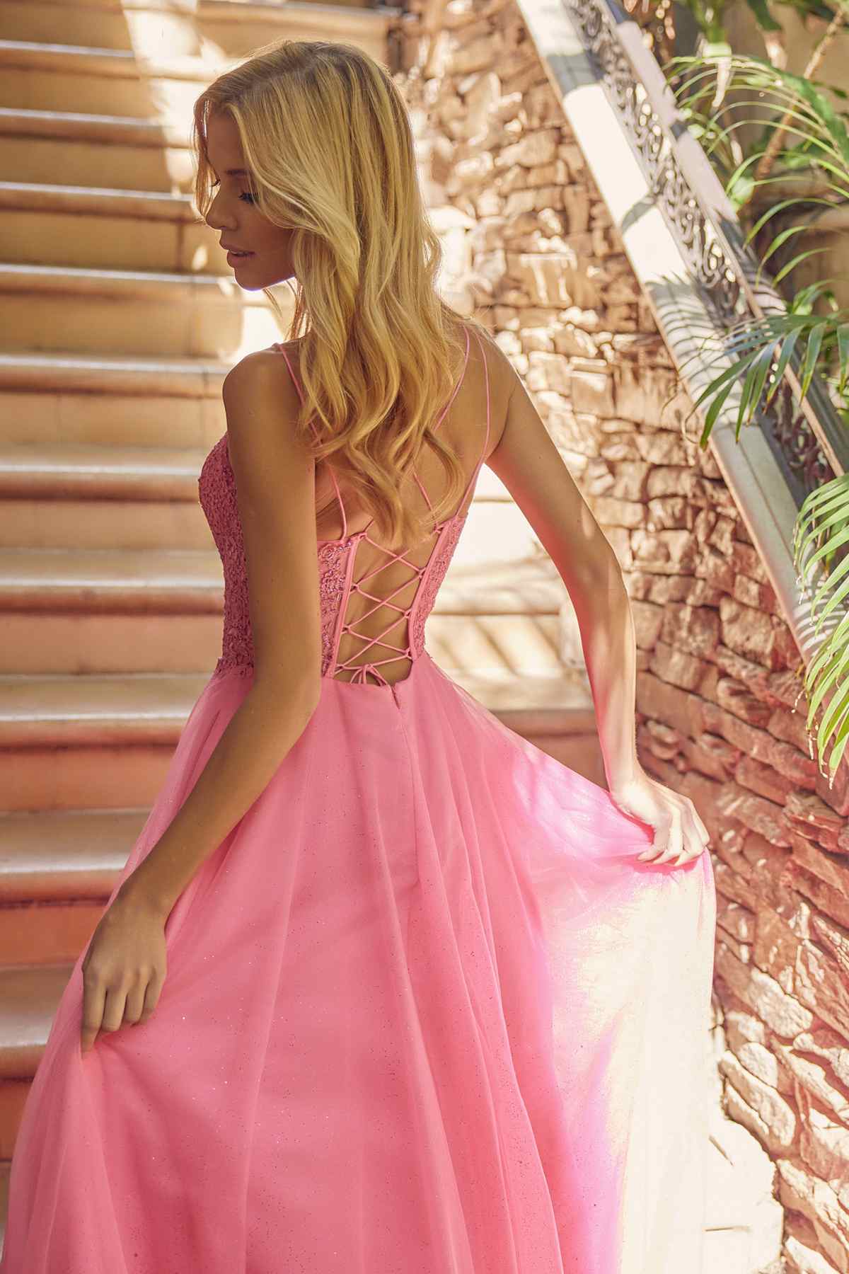 Juliet 268 Embroidered Sparkle Tulle Ball Gown