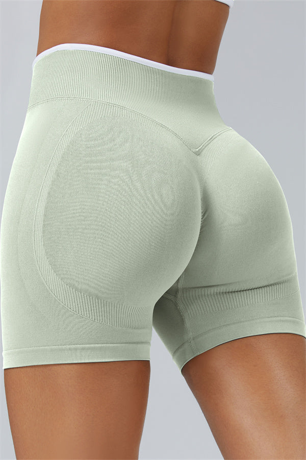 The Elevate Long Sleeve Crop top Shorts 2-Piece Set