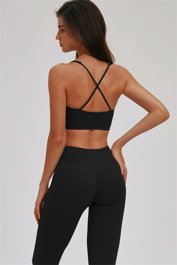 The Kinetic Cross Back Sports Bra