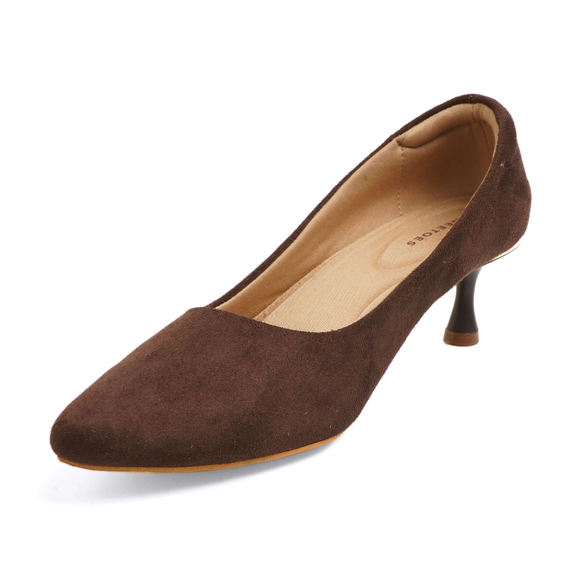 Truffle - Suede Pumps