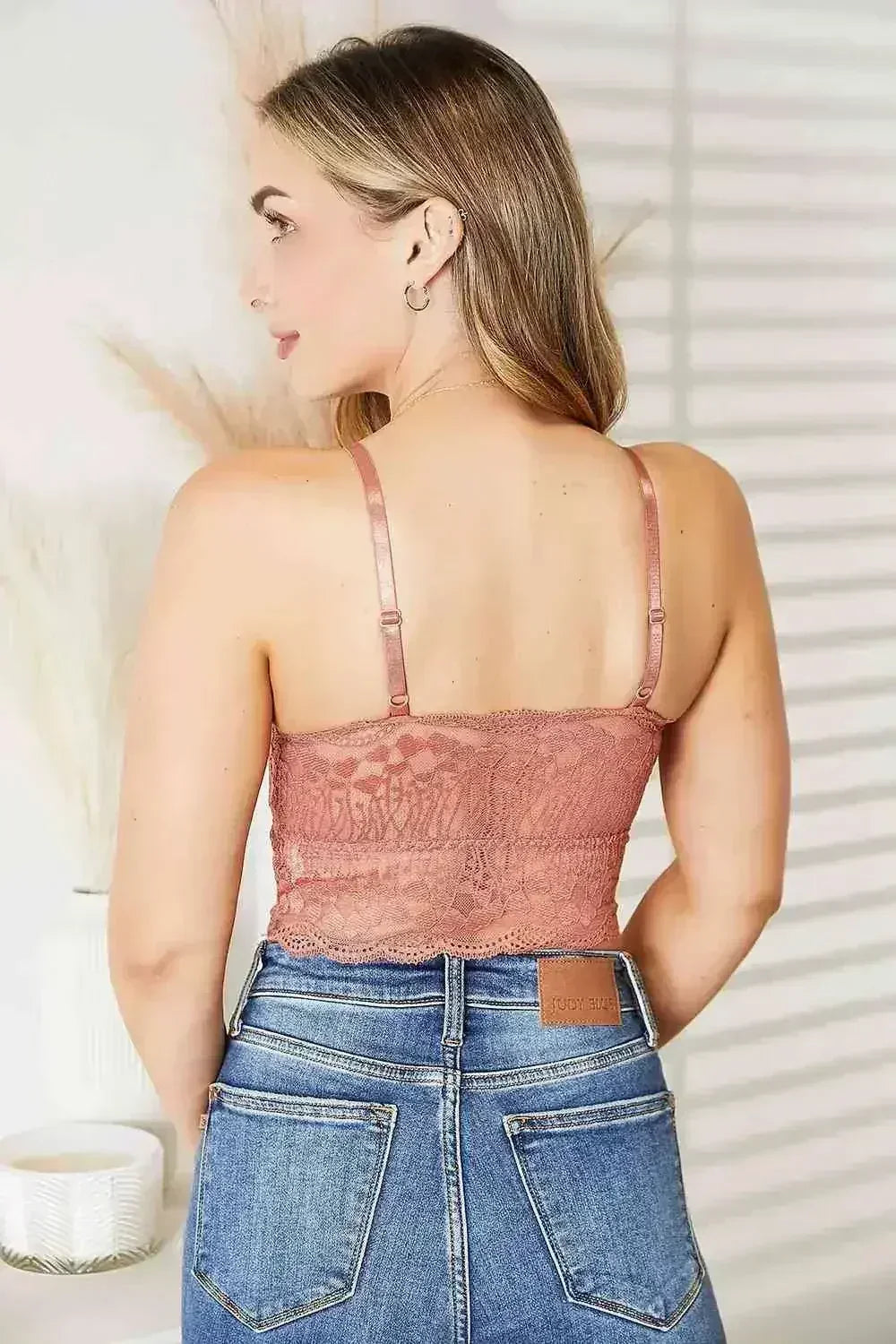 Crisscross Lace Bralette - Sexy Non-Wired Light Support | Femstylo