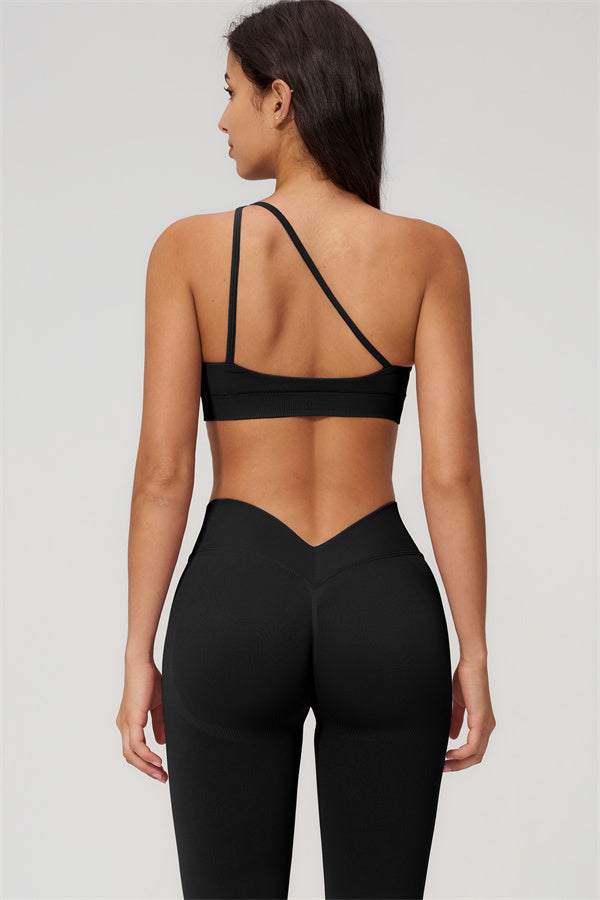 The Empower One-Shoulder Sports Bra