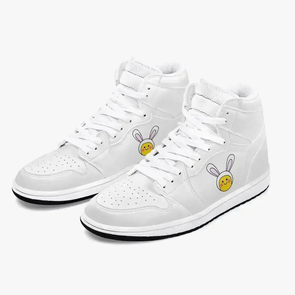 Jacki Easlick Lux Bunny High-Top Leather Sneakers