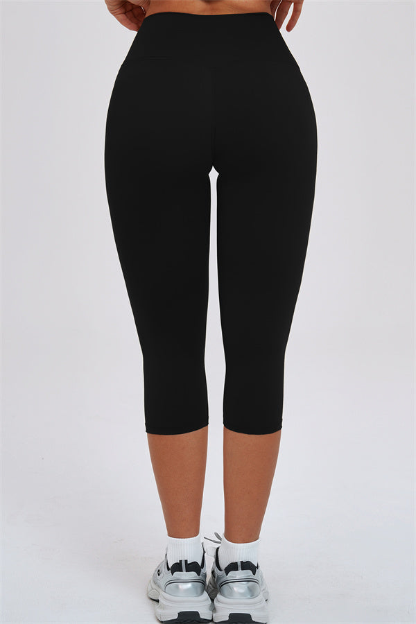 The Twirl Halter Tank Top Capri Leggings 2-Piece Set
