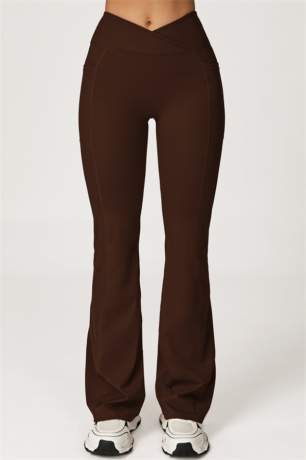 The Glacier Crop Tank Flared Leggings 2-Piece Set