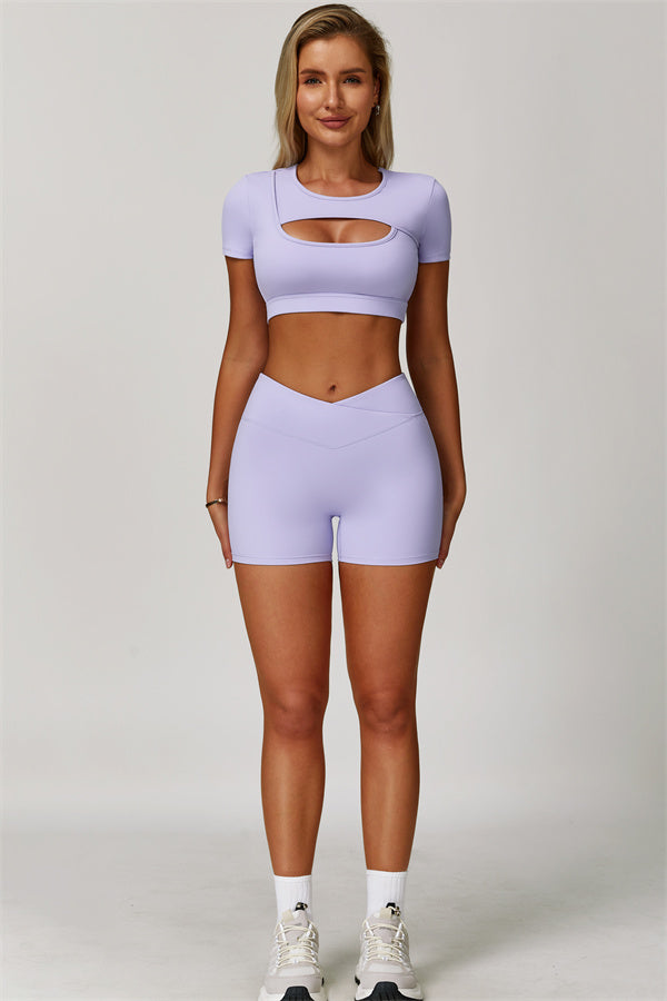 The Lavish Cut-out Crop Top