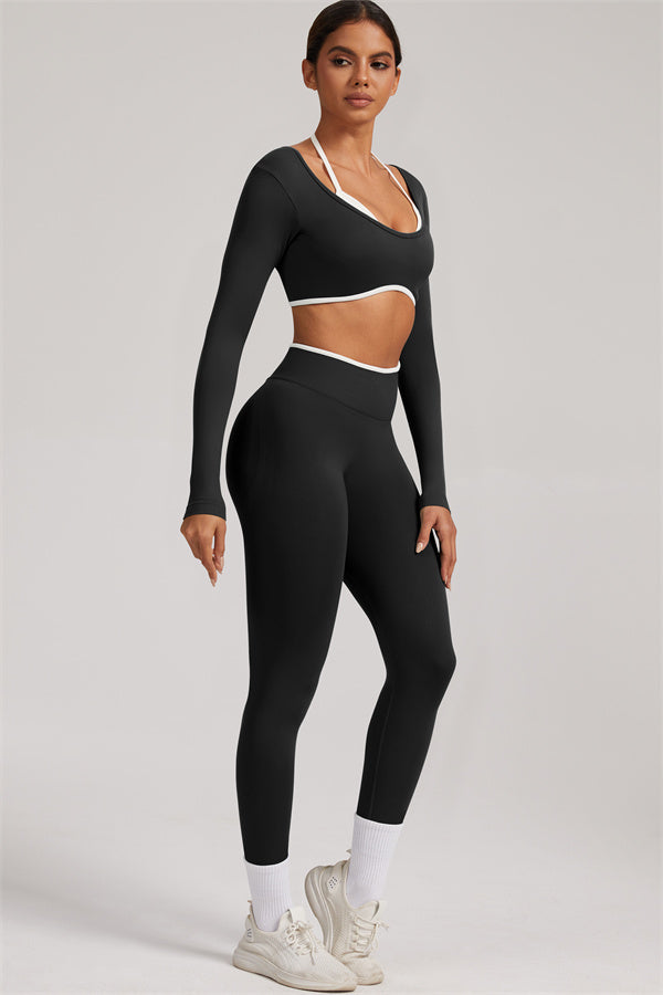 The Elevate New Long Sleeve Crop top
