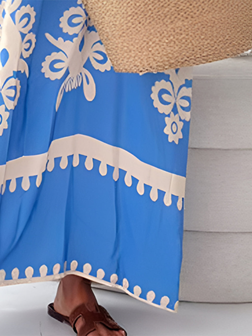 Unique Printed Spaghetti Strap Sleeveless Maxi Dress Elegant Summer Maxi Dress for Women