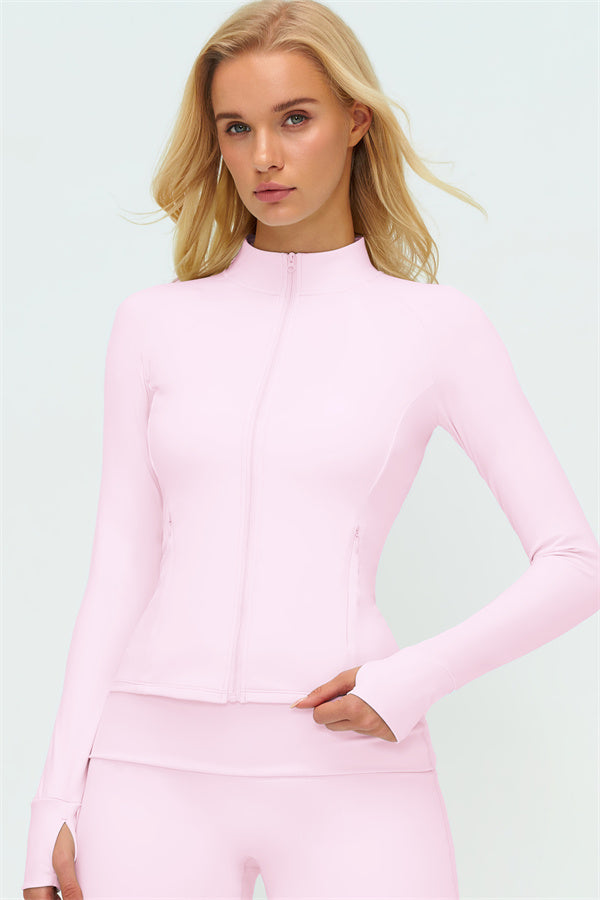 The Twirl Zip Jacket New Straight Leg Pants 2-Piece Set