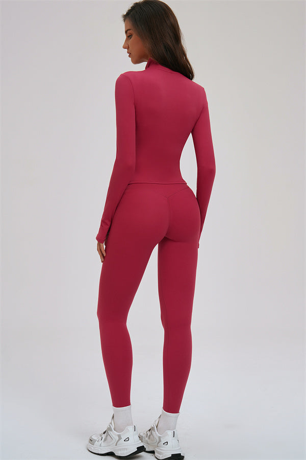 The Kinetic Zip Jacket Sports Bra Leggings 3-Piece Set