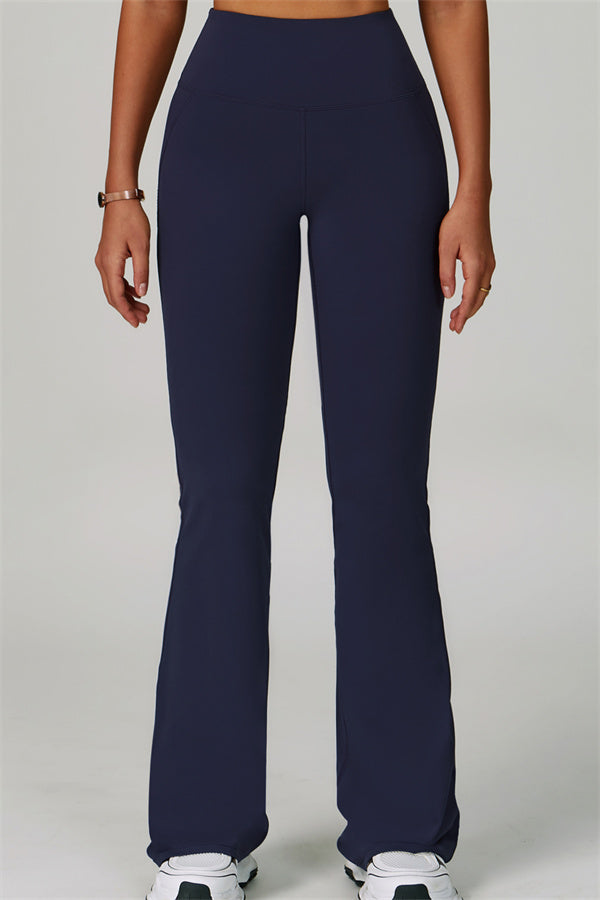The Bold Cross Back Sports Bra Flared Leggings 2-Piece Set