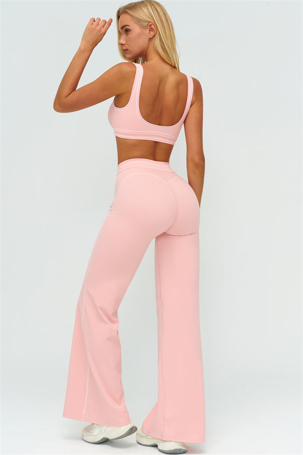 The Amara Sports Bra Flared Leggings 2-Piece Set