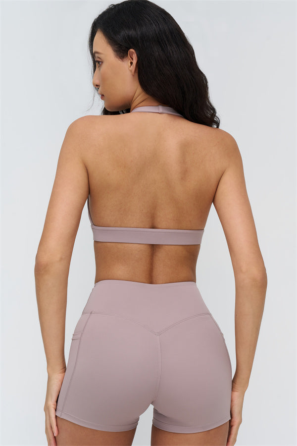 The BoldFit Sports Bra Shorts 2-Piece Set