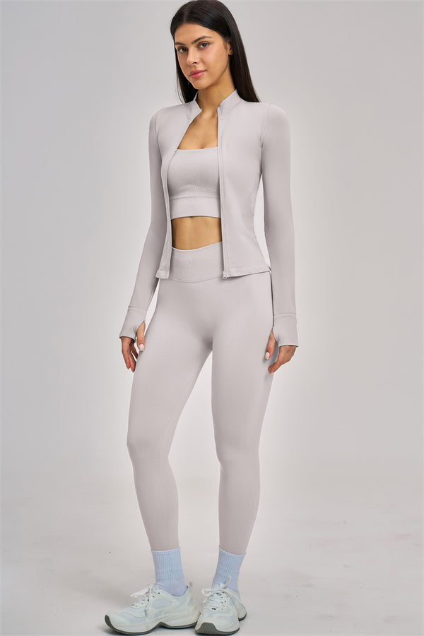 The Vision Jacket Sports Bra Leggings 3-Piece Set