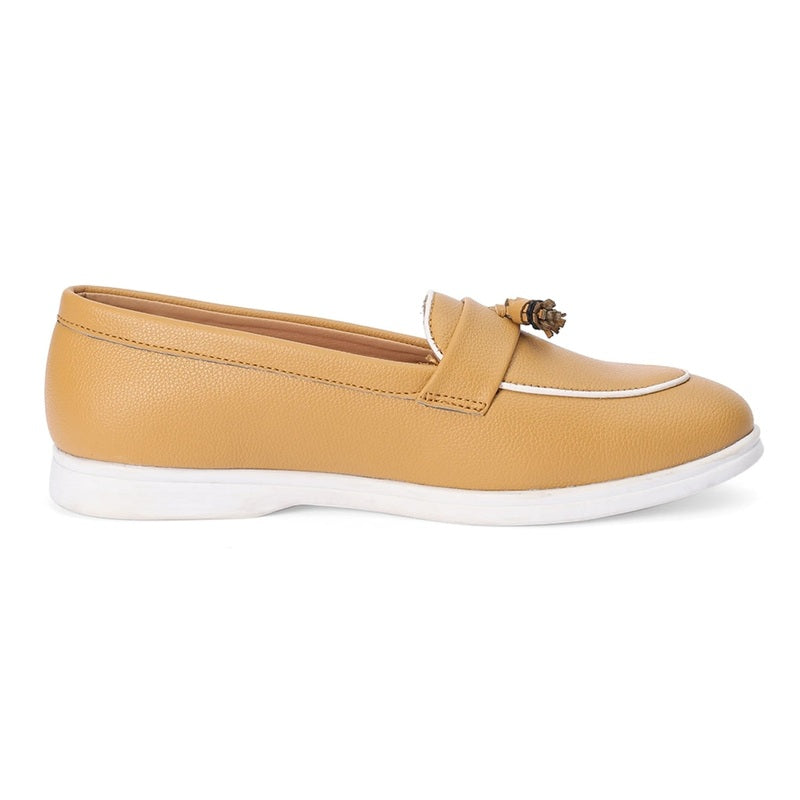 Nina - Tan Loafers