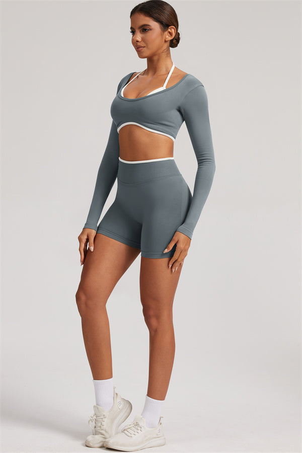 The Elevate Long Sleeve Crop top