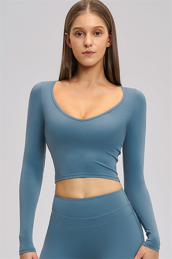 The Stride Long Sleeve T-shirt Flared Leggings 2-Piece Set