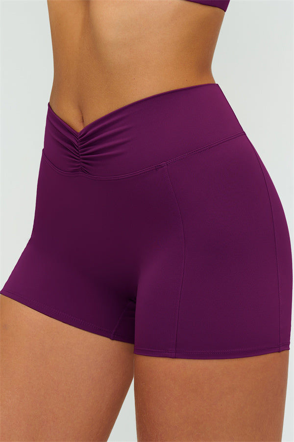 The Lushness Long Sleeve Crop top Shorts 2-Piece Set