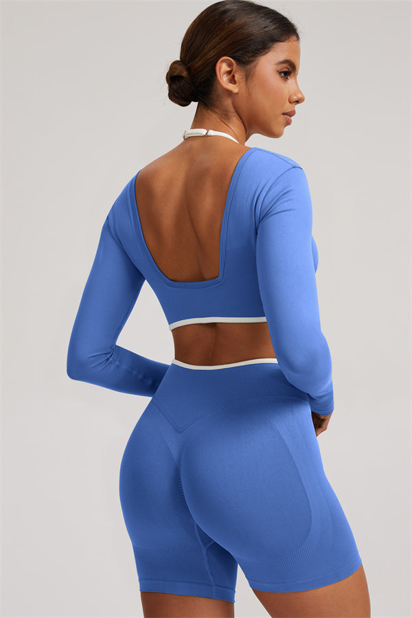 The Elevate New Long Sleeve Crop top