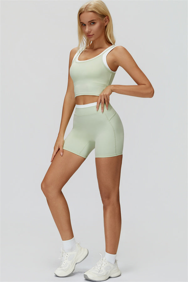 The Canyon Crop Tank Shorts 2-Piece Set