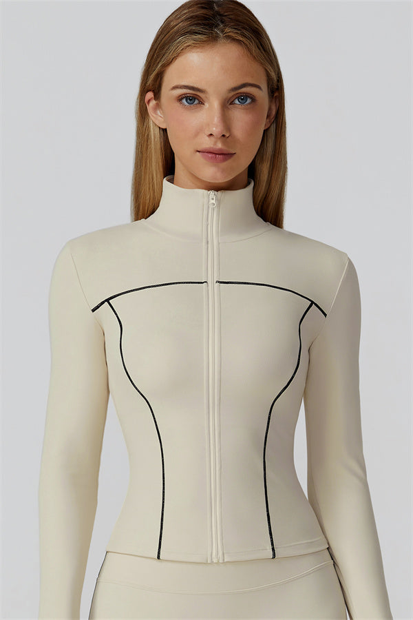 The Venus Zip Top Sports Bra Leggings 3-Piece Set