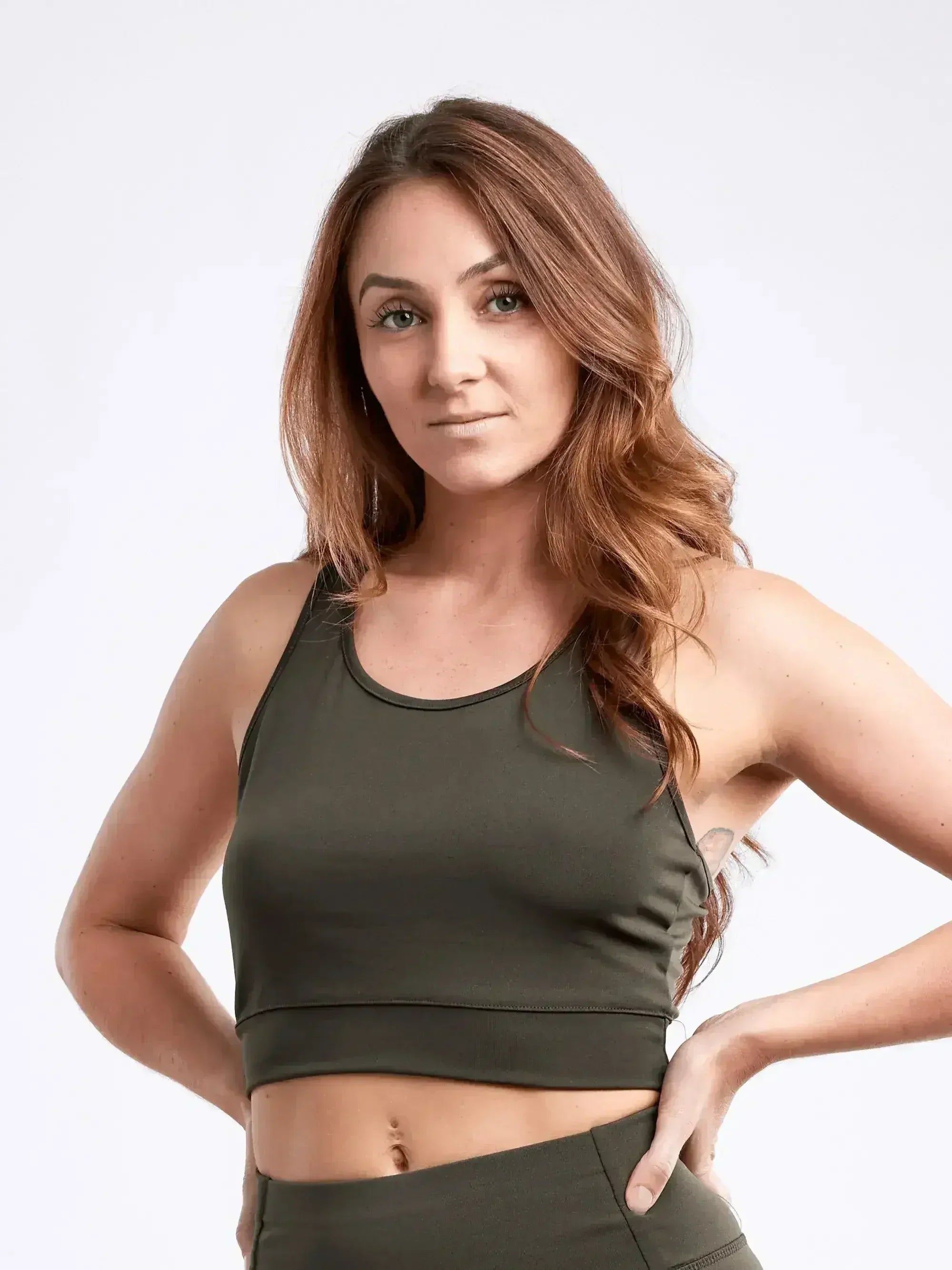 Racerback Training Crop Tank – Lightweight & Breathable for Workouts