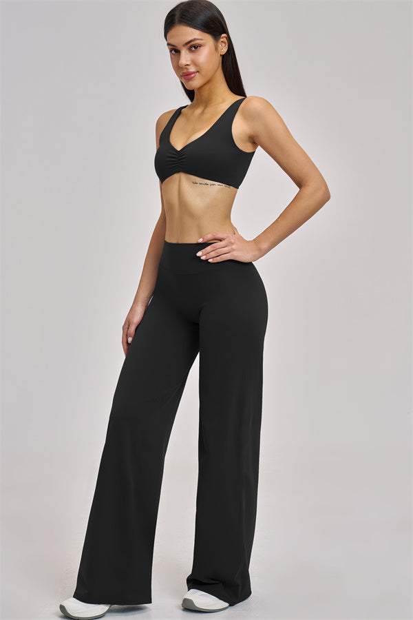 The Swoon Sports Bra Flared Leggings 2-Piece Set