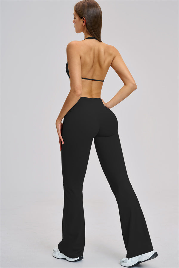 The Zestful Sports Bra Flared Leggings 2-Piece Set
