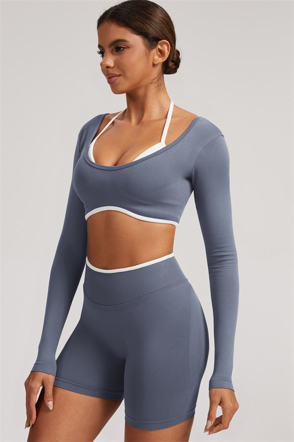 The Elevate New Long Sleeve Crop top