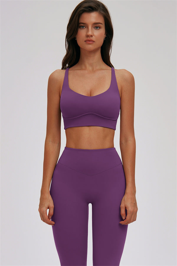 The Kinetic Cross Back Sports Bra Leggings 2-Piece Set