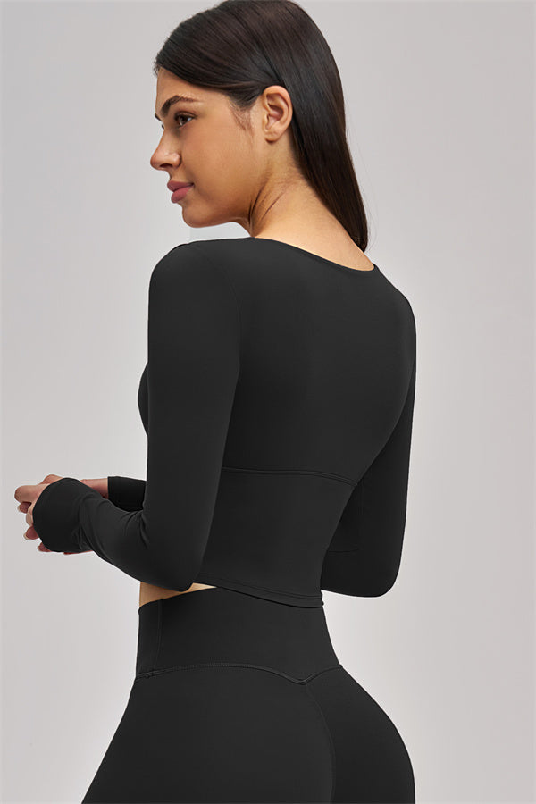 The Swoon Long Sleeve Crop top