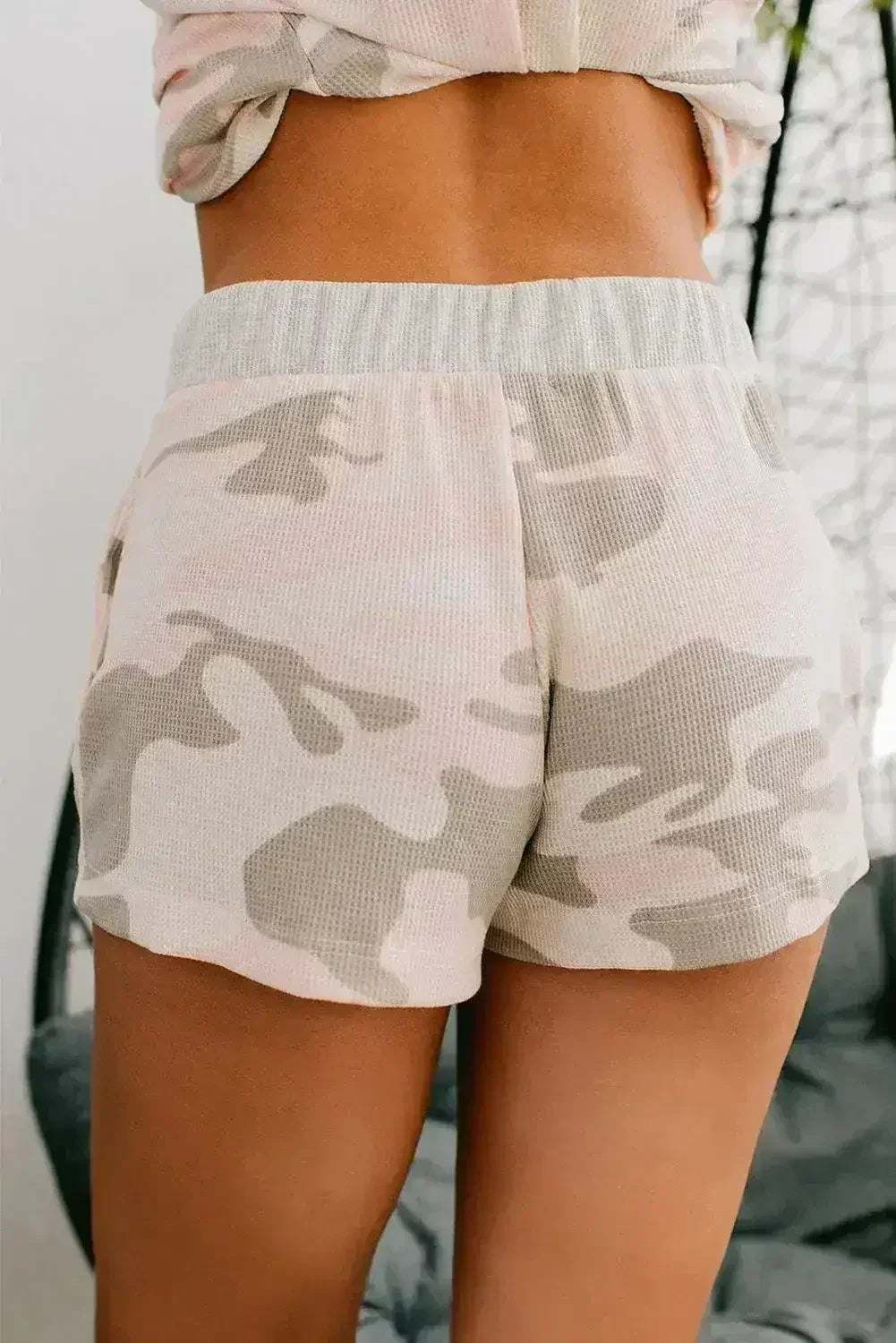 I'm A Survivor Camo Waffle Two Piece Set