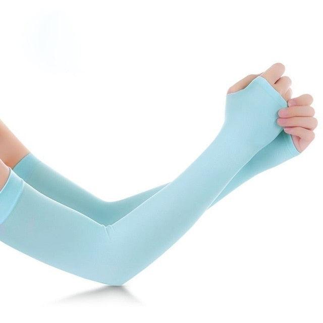 1 Pairs Arm Sleeves Warmers Sports Sleeve Sun UV Protection Hand Cover Cooling Warmer Running Fishing Cycling Sunscreen Sun Protection Arm Sleeves For Men  Women Arm Cover For Cycling Outdoor Sports