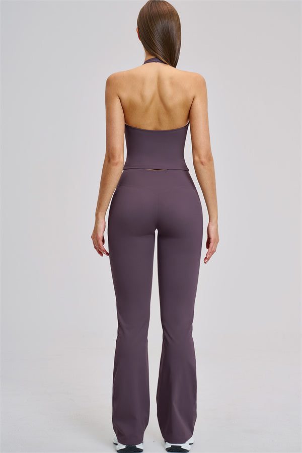 The Zestful Tank Top Flared Leggings 2-Piece Set