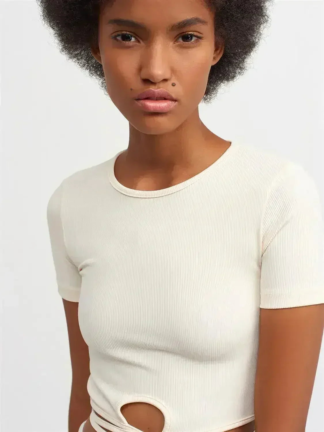 Lace Up Crop Top