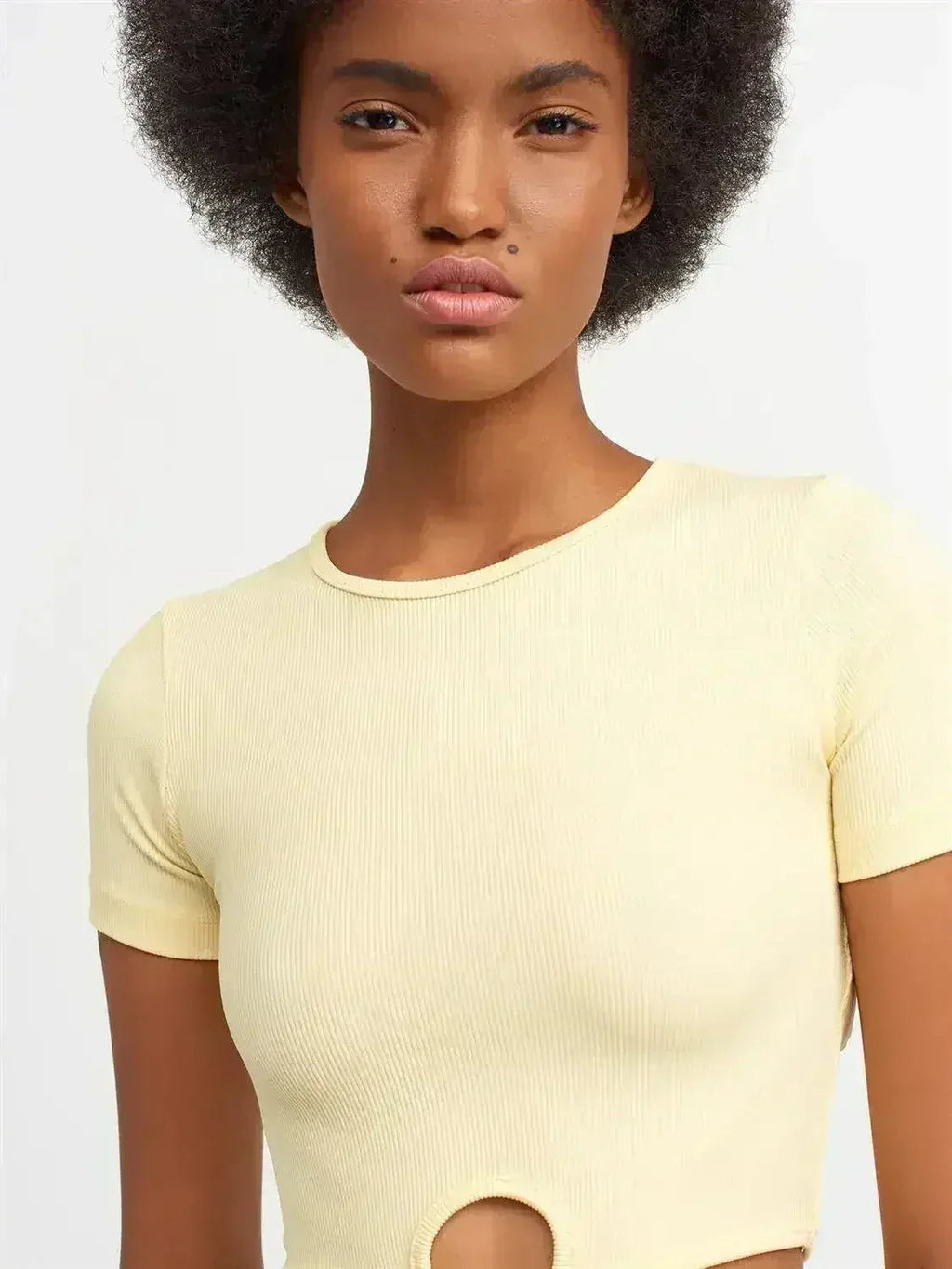 Lace Up Crop Top