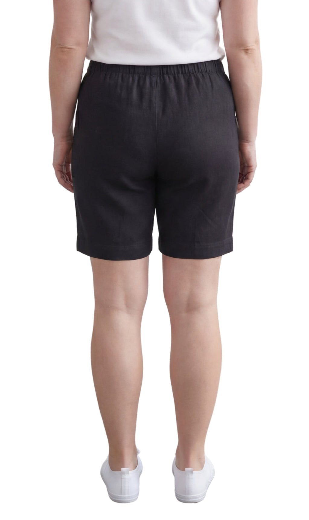 Women's Pull-On Denim and Twill Shorts — Stretch Waist No Zipper