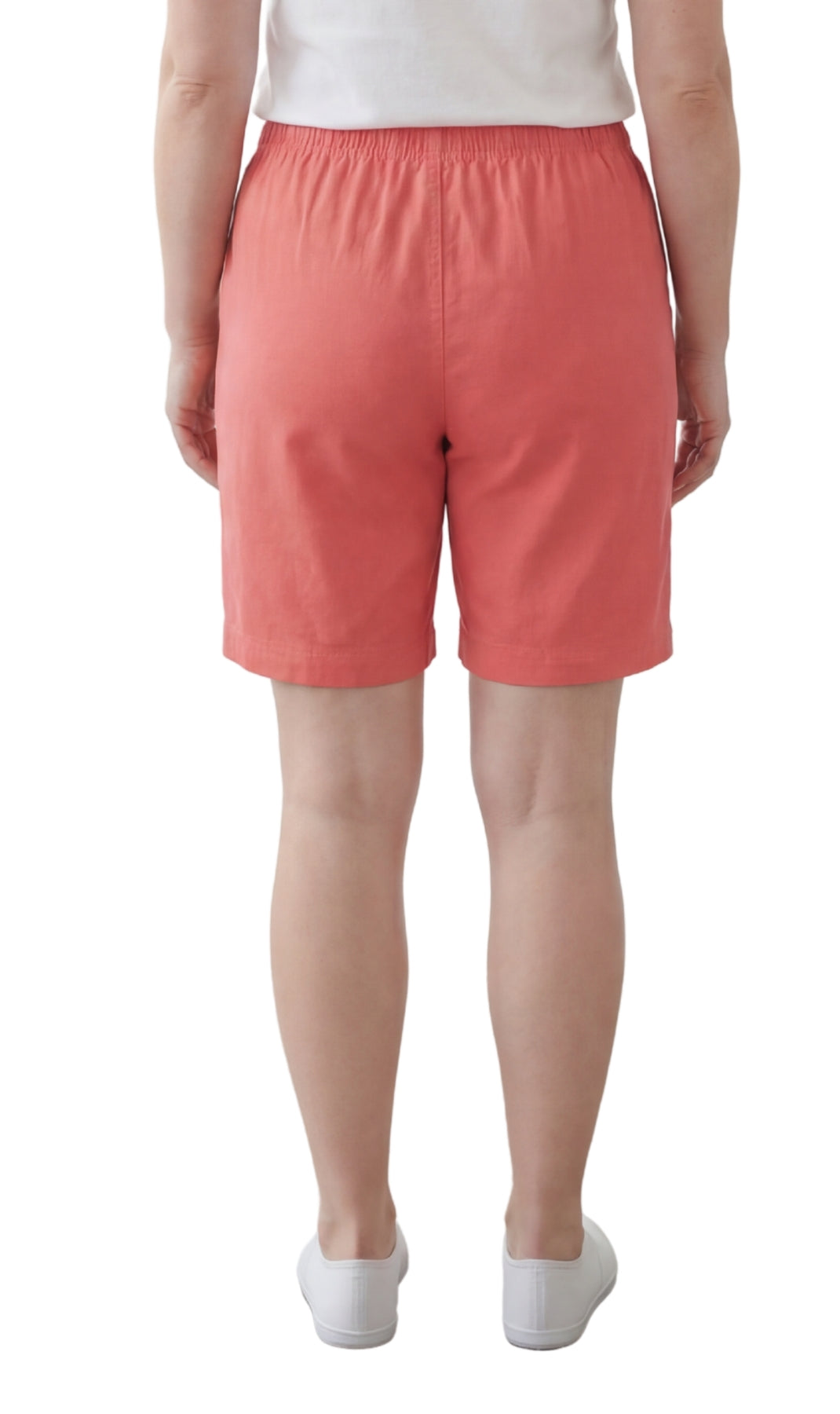 Women's Pull-On Denim and Twill Shorts — Stretch Waist No Zipper