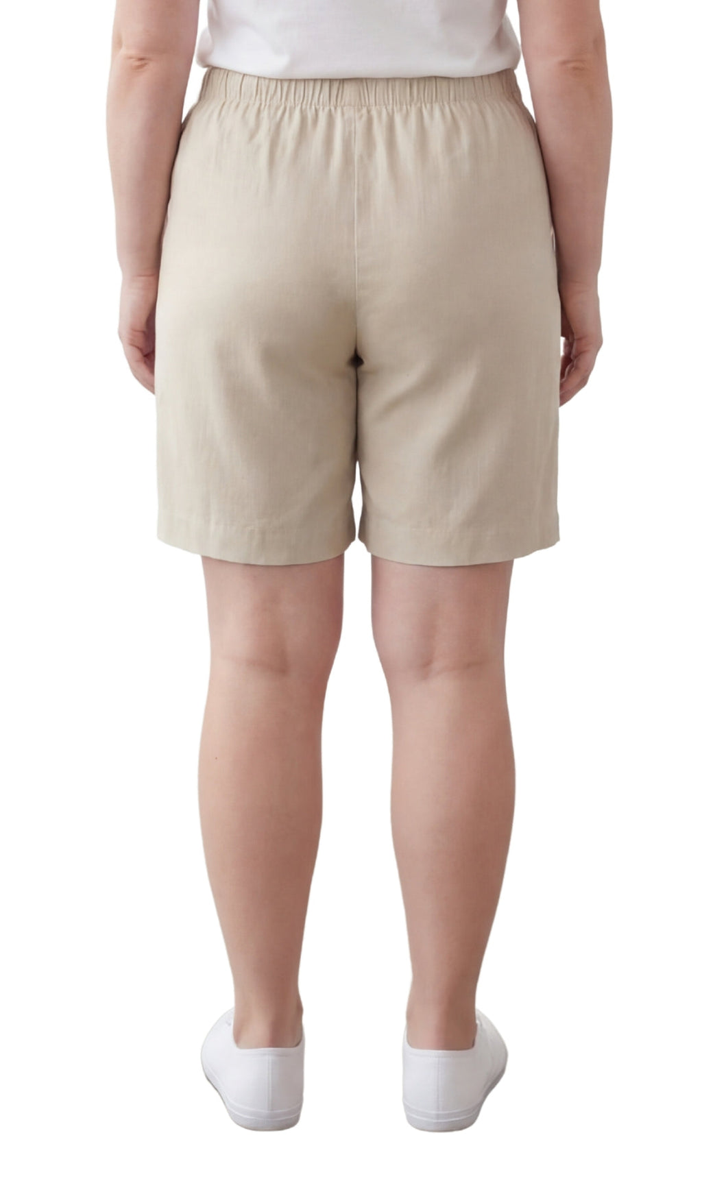 Women's Pull-On Denim and Twill Shorts — Stretch Waist No Zipper