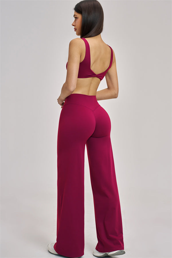 The Swoon Sports Bra Flared Leggings 2-Piece Set