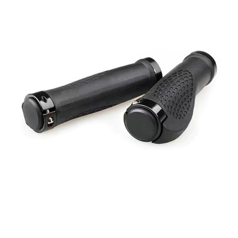 Bicycle Grip Handlebar End Cap Aluminium Alloy Lock Mountain Handle Bar Grip Bike Anti-Skid Rubber Bicycle Skid-Proof Grips New Generation Bike Handlebar Grip Soft Gel Inserts Shock Resistance Ergonomics Comfort Design