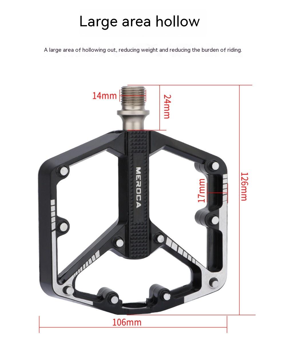 Bicycle Pedal Non-Slip  Bike Pedals Aluminum Alloy Flat Platform Applicable Waterproof Cycling Accessories Bike Pedals Road Bicycle Pedals Cleats Set Clipless Pedals Compatible With Road Bikes