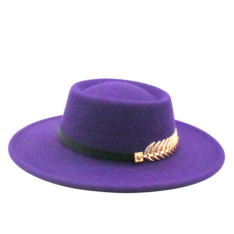 Autumn Winter Women Men  Vintage Fedora Women's Foldable Short Brim  Floppy Hat Gentleman Elegant Warm Hats Lady Party Luxury Caps Classic Summer Beach Sun Hat