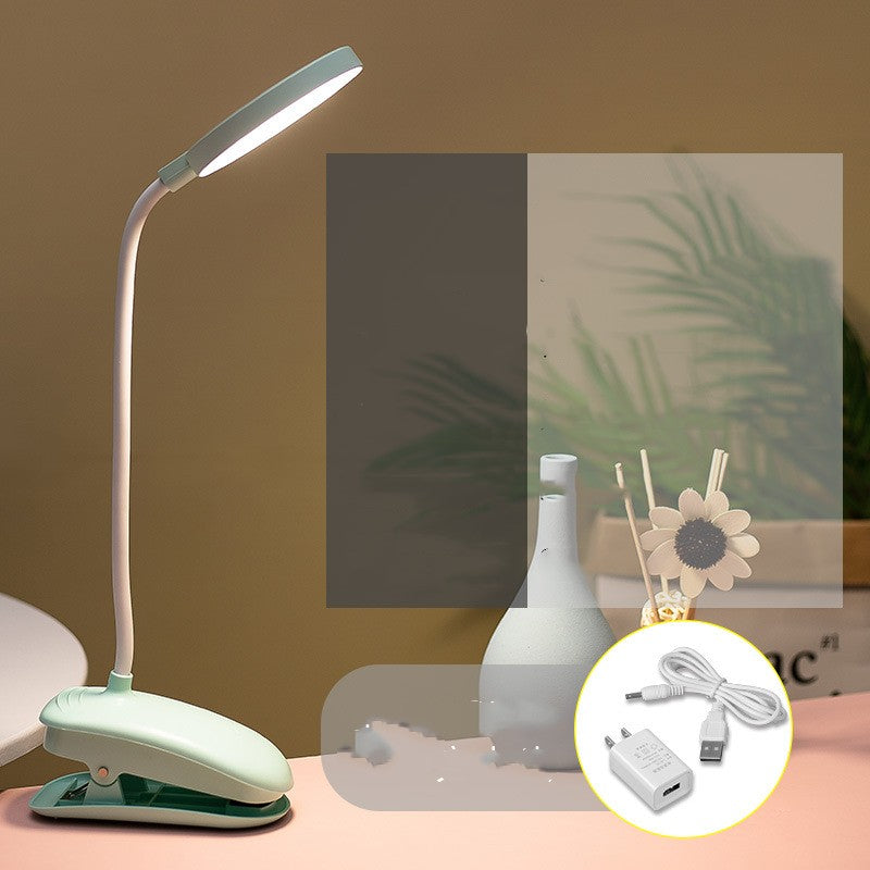 Bright LED Table Lamp Study Desk Reading Book Lamp Eye-care Bedside Bedroom Battery Desk Light For Student Office LED Stand Decorative Table Lamp Cute Study Lamps for Bedroom Décor