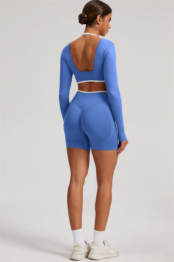 The Elevate New Long Sleeve Crop top