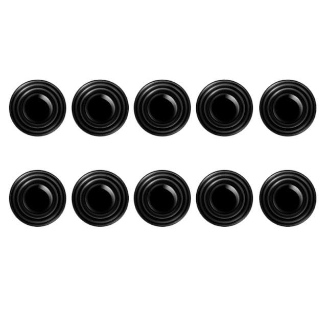 10pcs Car Door Anti-collision Silicone Pad Anti-shock Closing Door Stickers Soundproof Buffer Gasket Door Shock Absorber Car Door Protector Stickers Buffer Bumper Cushion Car Door Shock Absorbing PVC Gaskets Auto Accessories