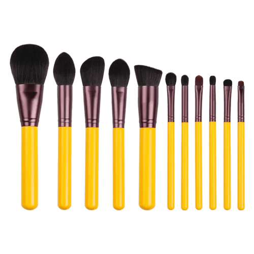 11 Pcs Women Professional Quality Makeup Brush Set Cosmetic Brushes Beauty Makeup Tool - Beginner Makeup Tools Full Set