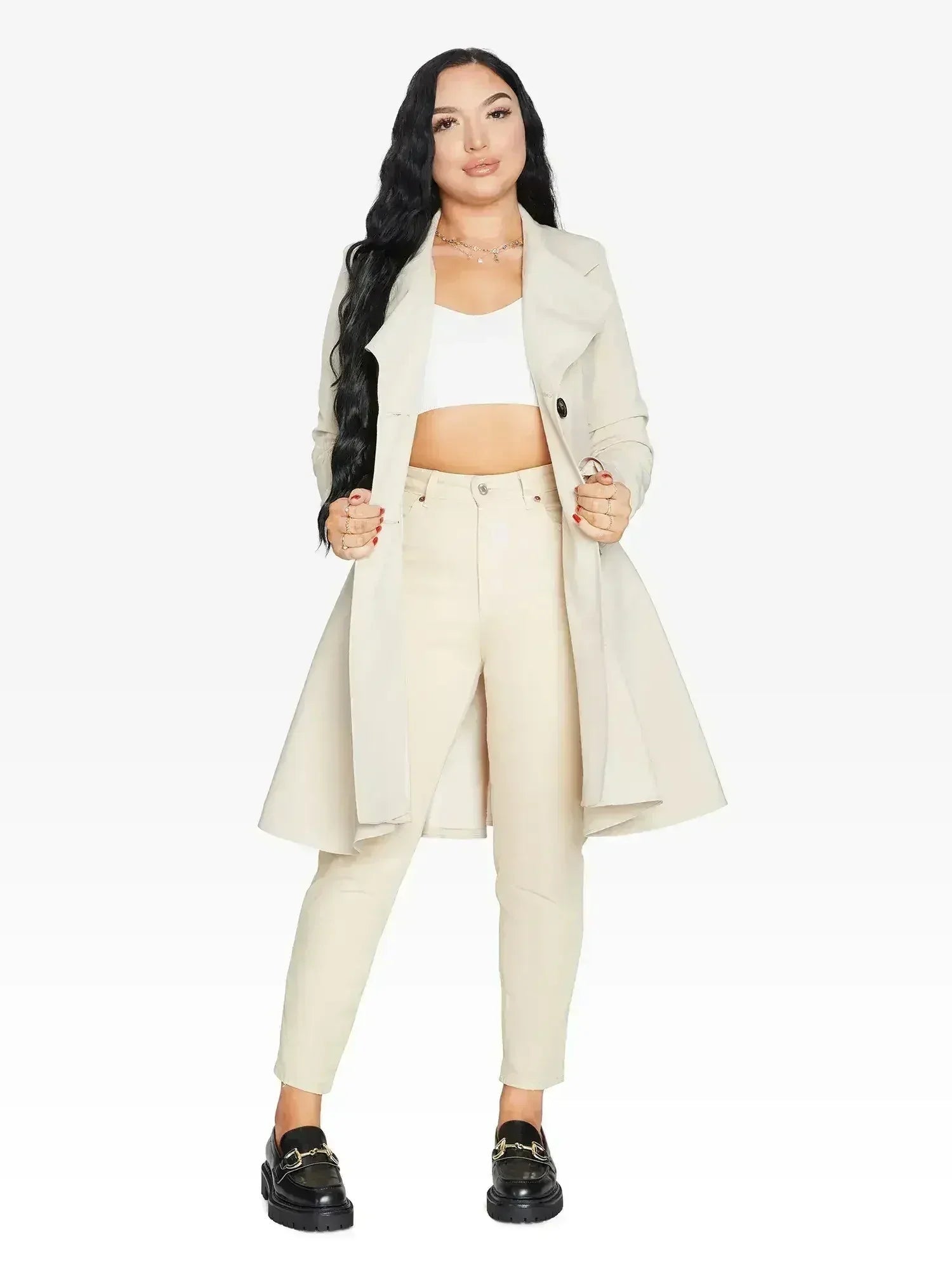 Spring/Summer Double Breasted Skater Coat (1102-SP)