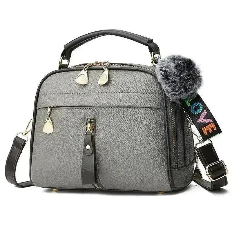 PU Leather Fashion Sweet Ladies' Messenger Bag