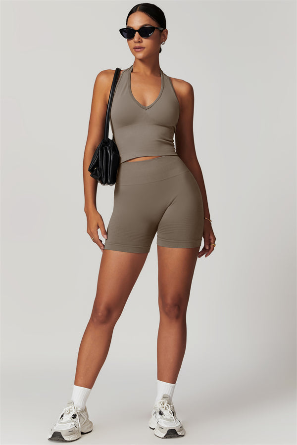 The Delight Halter Top Shorts 2-Piece Set